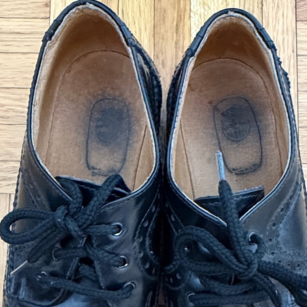 Classic Black Leather kids Dress Shoes - Picture 3 of 11